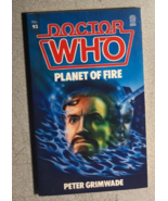DOCTOR WHO PLANET OF FIRE by Peter Grimwade (1984) Target UK paperback - $14.84