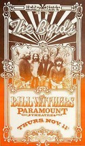 The Byrds - Bill Withers - 1971 - Paramount Theatre - Concert Poster Magnet - £9.58 GBP
