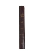 Holy Bible Red Letter Edition KJV Concordance World Burgundy Illustrated... - $17.10