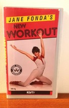 JANE FONDA&#39;S NEW WORKOUT VHS TAPE Aerobic Fitness Exercise Video 1985 KL... - £7.75 GBP