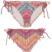 Raisins Sweet Pea Side-Tie Hipster Pink Striped Women Bikini Bottom (Lar... - $9.89