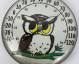 The Original Jumbo Dial Owl Thermometer Ohio Thermometer Co - Made in th... - $59.39