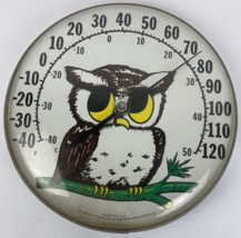 The Original Jumbo Dial Owl Thermometer Ohio Thermometer Co - Made in th... - £46.92 GBP
