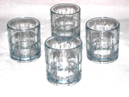 4 Anchor H. Manchester Clear Rocks Old Fashioned Lowball Whiskey Glasses... - £23.32 GBP