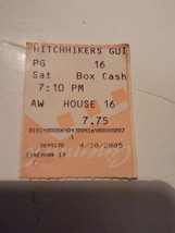 Vintage Movie Ticket Stub Hitchhikers Guide To The Galaxy - £7.70 GBP