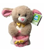 NEW Peter Cottontail Tan Plush Stuffed Animated Musical Easter Bunny Toy... - $424.24 MXN