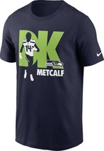 NWT men&#39;s L/large nike NFL Seattle Seahawks DK Metcalf #14 tee shirt - £19.08 GBP