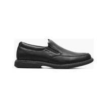 Nunn Bush Otto Moc Toe Slip On Walking Shoes Leather Black Tumbled  84963-007 image 7