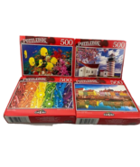 Puzzlebug Lot of 4-500 Piece Jigsaw Puzzles Random Selection NEW Bold, C... - $432.76 MXN