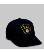 MILWAUKEE BREWERS ADULT ADJUSTABLE HAT NEW &amp; OFFICIALLY LICENSED - £15.18 GBP