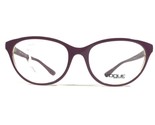 Vogue VO 5153 2592 Gafas Monturas Violeta Redondo Ojo de Gato Completo B... - $60.41