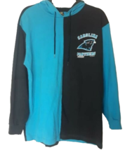 Carolina Panthers Vintage 1993 Hummer Sportswear Hoodie Mens Medium Black Blue - £15.51 GBP