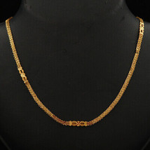 22cts Stamp Magnificent Gold 9&quot; Cord Chain Business Men Gift Fashion Jewelry - £2,183.34 GBP
