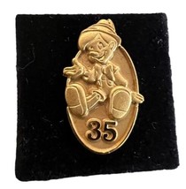 RARE Vintage DISNEY Cast Member 35 Year Service Pinocchio Pin In Box - £294.19 GBP