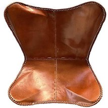 Tan Leather Arm Chair Cover By Handmade Leather Butterfly Chair Home Decor From - £56.29 GBP