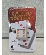 Cardinal Industries Inc Double 6 Dominoes In Tin Assorted Colors (9510C-... - $9.90