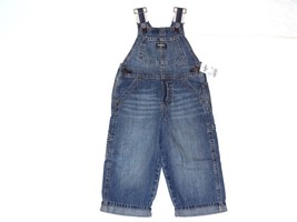 OshKosh Jeans Denim Farmer Overall Bib Work 2T 3T 4T Strap Ocean Wash Onepiece - £17.29 GBP