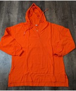 Old Navy NWT Women&#39;s M Tall Orange Pullover Hoodie BY - £12.31 GBP