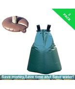 2 Pack - Tree Watering Bag and Ring, Slow Release, Drip Irrigation, PVC - £25.57 GBP