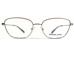 Michael Kors Eyeglasses Frames MK 3027 Key Largo 1153 Brown Silver 52-16-140 - £66.97 GBP