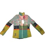 V K M Green Patterned XS Woman’s Top - $41.01 CAD