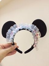 Tokyo Disney Resort Minnie Mouse Hairband Headband. Sweet Pink Blue Pastel. Rare - £23.52 GBP