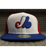 MONTREAL EXPOS 5950 COOPERSTOWN 59 FIFTY MENS HAT SIZE 6 7/8 TRI COLOUR ... - £26.59 GBP