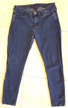 Women&#39;s Levi&#39;s Legging Dark Blue Denim Jeans Size 12-Good Condition-29x2... - $14.03