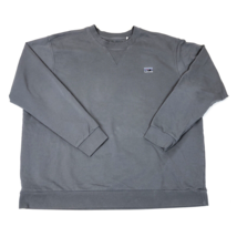 Patagonia Mens Regenerative Organic Cotton Crewneck Gray Sweatshirt Size... - $29.69