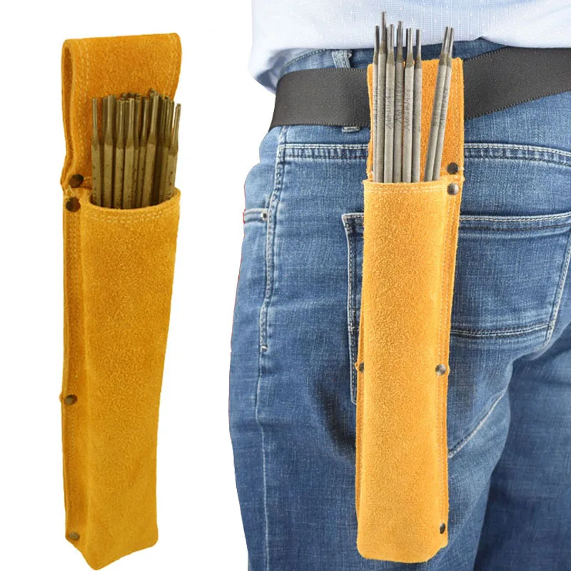 Welding Rod Storage Bag Tool Bag Electrode Holder Flame Retardant hide L... - $125.23
