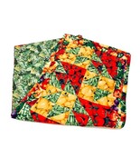 Summer Vegetables Fruit Handmade Quilted Table Runner Reverses To Green ... - $29.95
