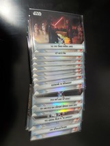 2020 Topps Star Wars Chrome Perspectives Empire at War Complete Insert Set - £10.99 GBP