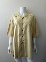 Tommy Bahama Silk Hawaiian Shirt Button Up Textured Size Large - £24.36 GBP