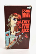 John Lennon Live in New York City VHS 1989 - £14.23 GBP