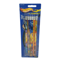 2000 ROSEART HOT WHEELS NEW IN PACKAGE 6 PENCILS W/ CAR KEYCHAIN NOS SEALED - $26.09 CAD