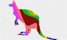 Pepita Needlepoint Canvas: Kangaroo Palette Silhouette, 10&quot; x 6&quot; - $50.00+