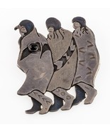 Sterling Silver Native American Figural Brooch Nice Patina - $322.33 CAD