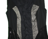 Nicole Miler Sequin Black Sparkle Embellished Sleeveless Dress Size Wome... - $118.79