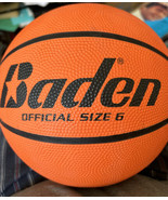 Official Size 6 Heavy Duty Rubber BADEN  Basketball NEW - $19.31