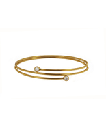 Tiffany&amp;Co. Yellow Gold Diamond Hoop Bracelet - £1,802.91 GBP
