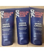 3 Pack DSC Dollar Shave Club  Shave Cream 3 oz  Sensitive Skin TSA Appro... - $23.75