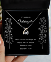 Goddaughter Jewelry Gift, Birthday Gift For Goddaughter, Necklace Gift For  - £39.27 GBP