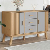  Sideboard Grey and brown Solid pine wood, engineered wood Medium - $7,601.86 MXN