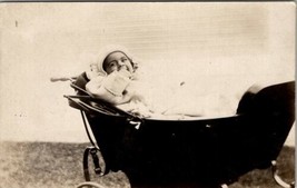 RPPC Sweet Baby in Carriage Bob Grim c1910 Postcard V11 - £6.25 GBP