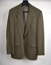 Hugo Boss Apollon Two Button Blazer Green Wool Sports Coat 42 L Mens - $29.70