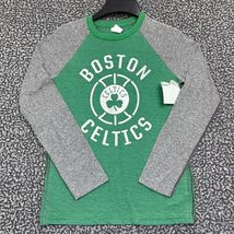 Boston Celtics Shirt Youth Medium 10-12 NBA Long Sleeve Crew Neck New M - $418.20 MXN