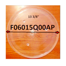 OEM F06015Q00AP Panasonic 13 3/8&quot; Gently Used Microwave Turntable Tray/P... - $29.39