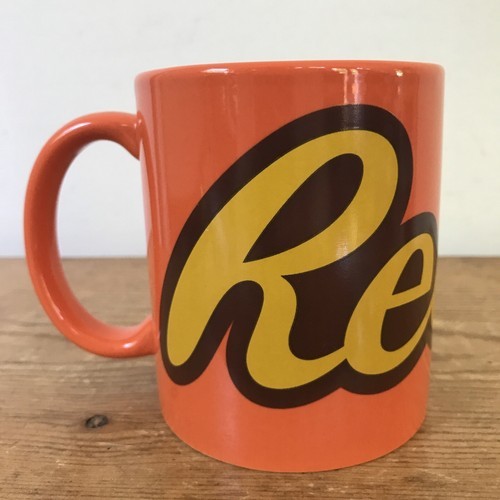 Galerie Reeses Pieces Peanut Butter Cups Classic Orange Souvenir Coffee Mug - $24.74
