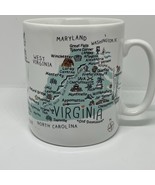 222 FIFTH PTS International, Porcelain MY PLACE XL Mug 28 Oz - VIRGINIA - €13,39 EUR