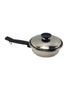 Vintage Seal O Matic 3 Ply 18-8 Stainless Steel Sauté Pan w Lid 9&quot; x 2&quot; USA - $38.79